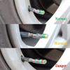 Pack Of 4 Car Tire Pressure Monitoring Cap with Real Time Detection Color Alert for Vehicles Pressure Monitor Stem Cover