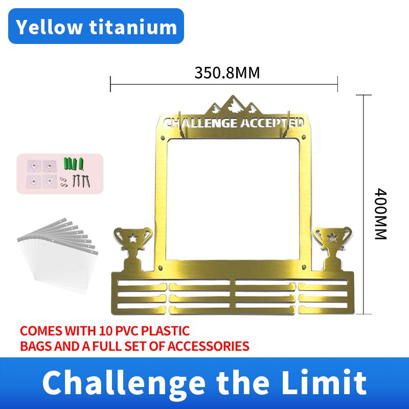Factory Direct Custom Large Wall Hanger Metal Medal Display Rack for Bulk Medals & Awards Storage