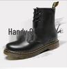 Men's Large-Size European Style Two-Layer Cowhide Martin Boots for Workwear and Casual Wear
