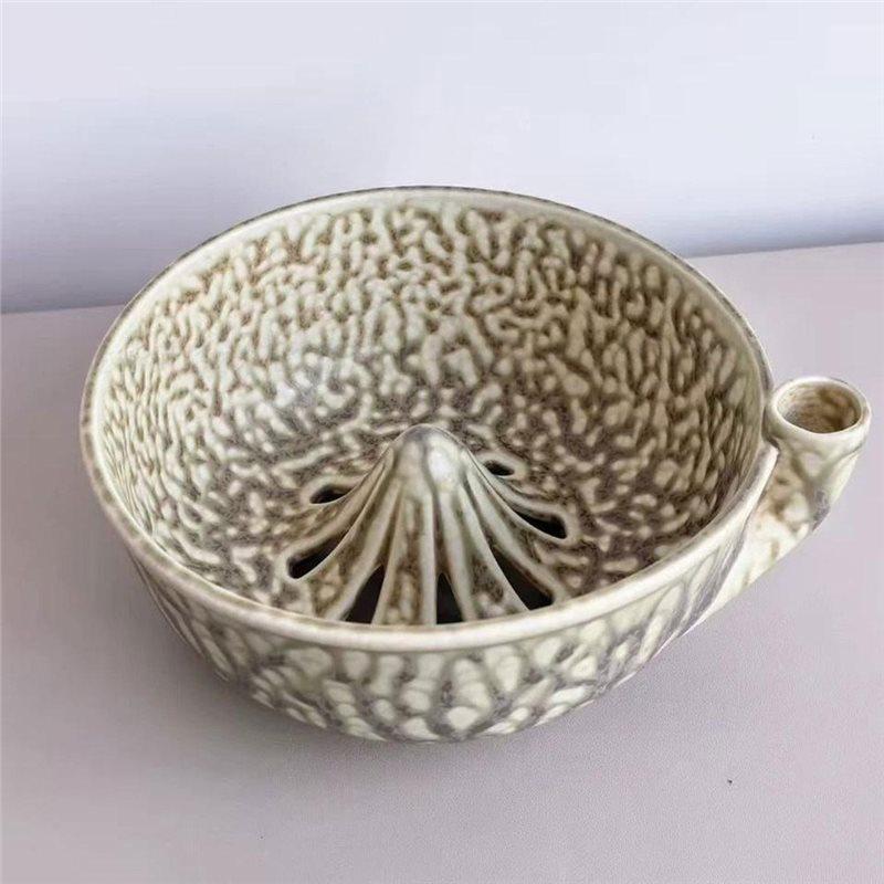J1UL1N Berry For Cleaning Bowl Ceramic Rinse Bowl 360 Degree Rotating Swirling For Berries Vegetables