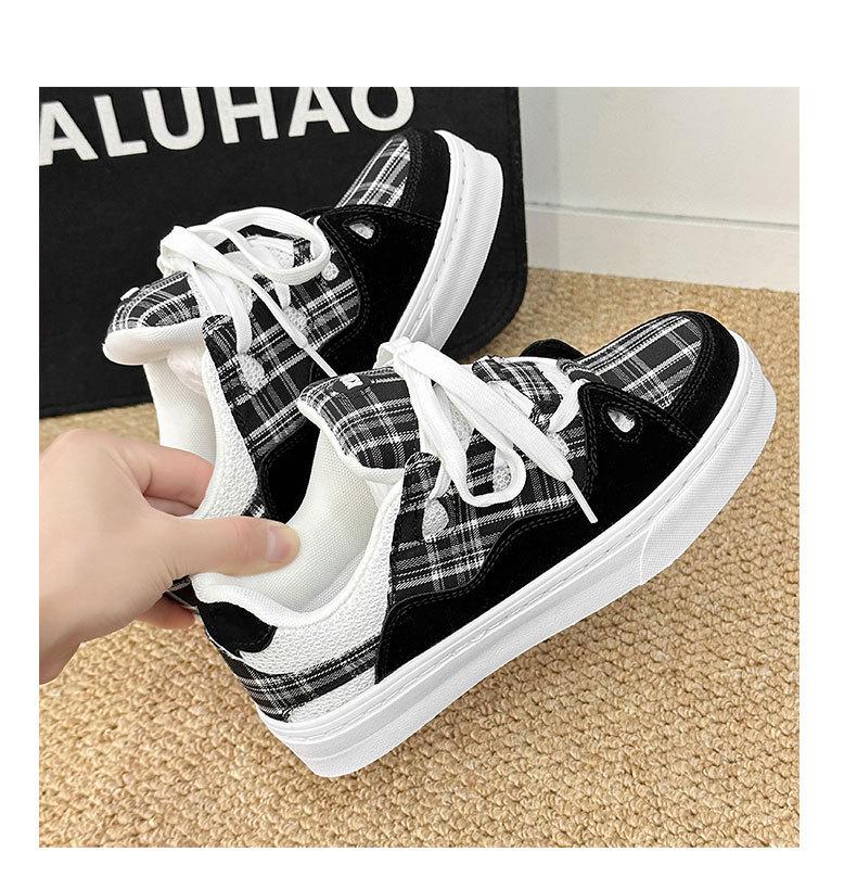 Women's shoes summer niche black casual canvas shoes retro versatile sports big head shoes men's