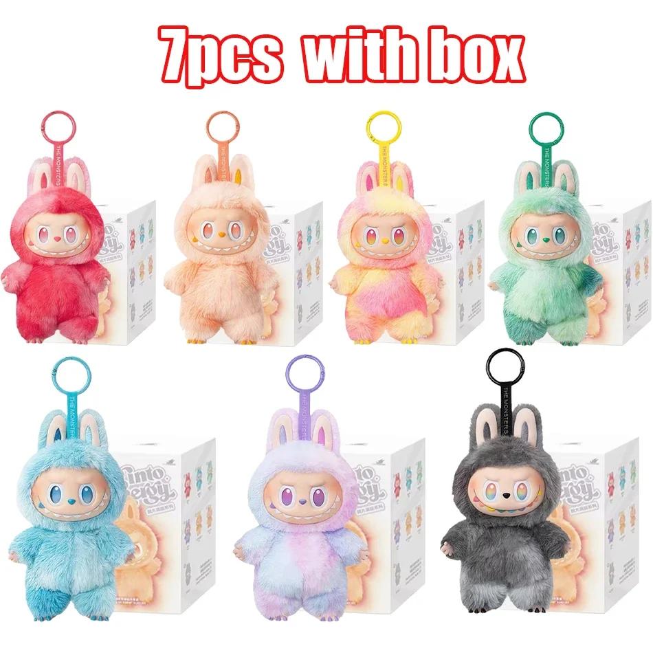 

Ins Korean Labubu V3 The Monsters Big Into Energy Series Виниловая плюшевая подвеска с изображением куклы в коробке, фигурка, брелок, подарок