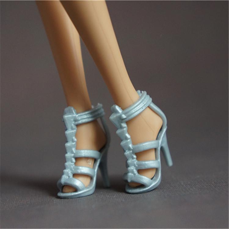 Quality 1/6 Doll Shoes High Heels Super Model FR Body Figure Doll Sandals Original Doll Casual Shoes Boot Doll Accessories