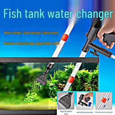 Pneumatischer Sandreiniger & Algenkratzer für halbautomatischen Fischbeckentausch