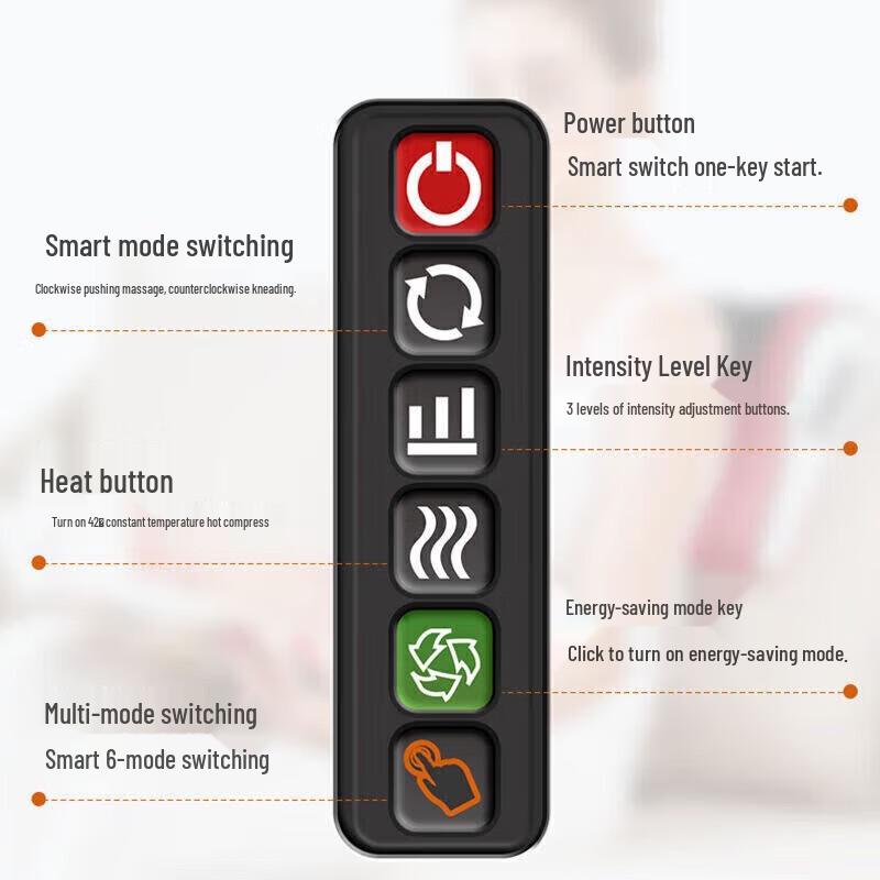 AUX Full Body Kneading & Hot Compress Massager Pad