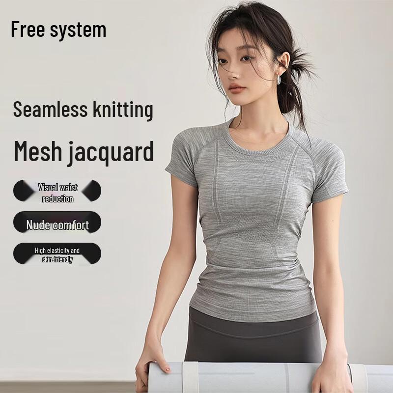 

Women s Quick-Dry Short Sleeve Athletic Top L