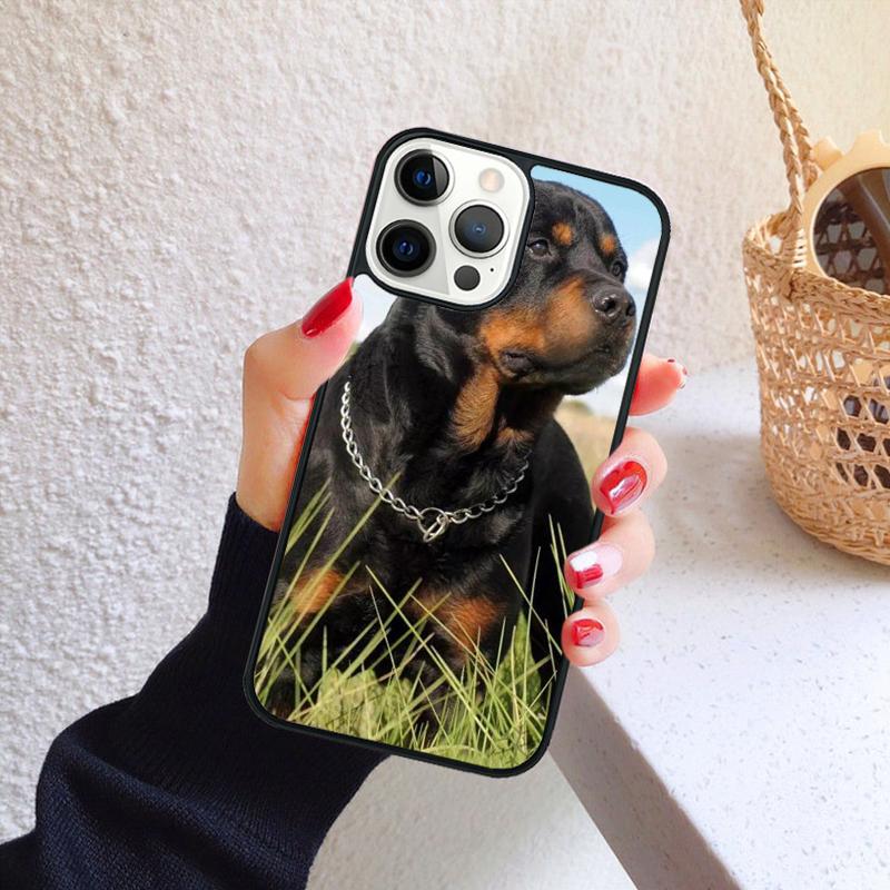 Rottweiler Beautiful Big Dog Phone Case for iPhone 17 Air 16 Coque 15 14 12 13 PLUS 11 PRO MAX Back Cover Fundas Shell