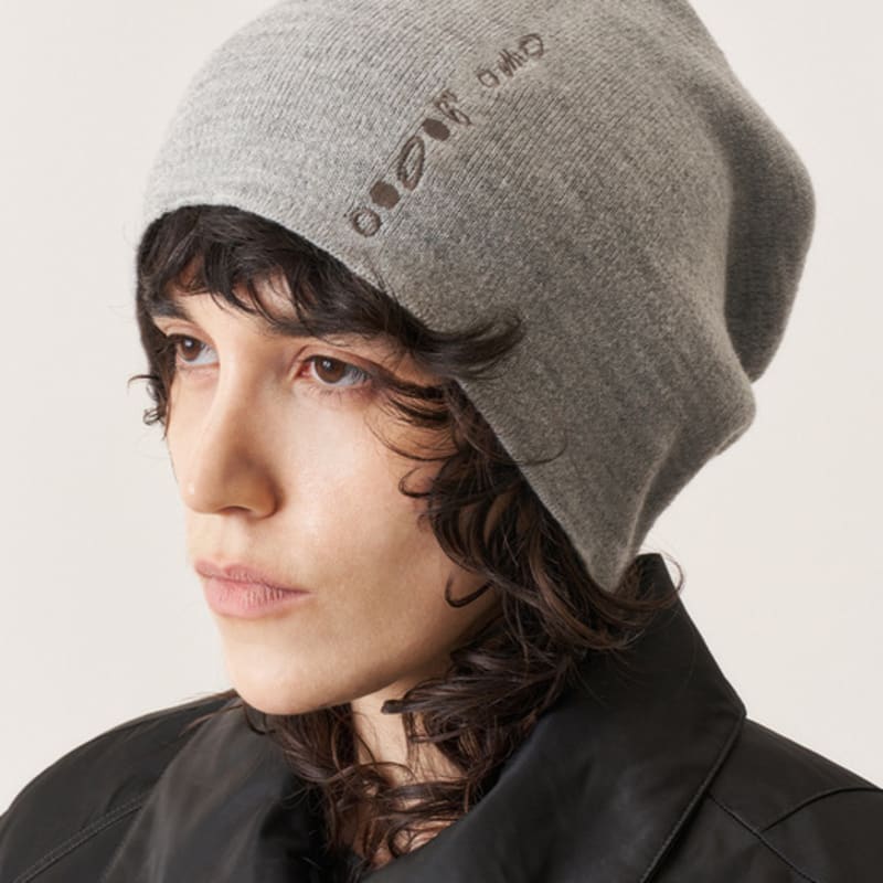 

odlyworkshop Шапка бини Oversize Axis, Пепельная FREE