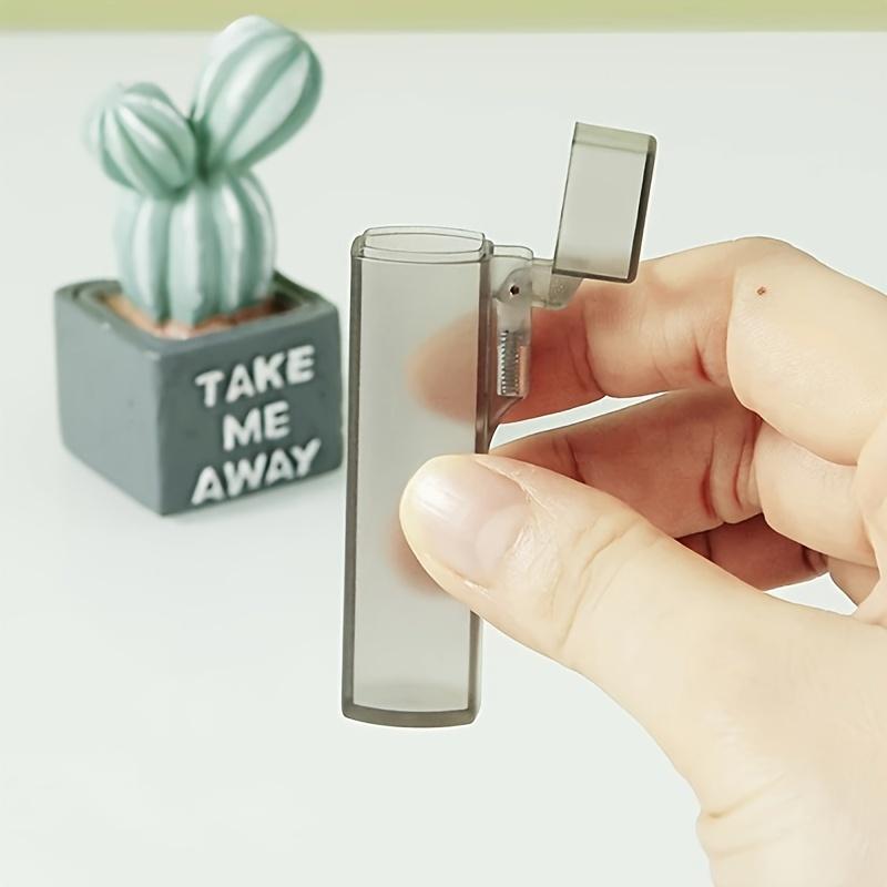 1 Pieza Estuche Portátil de Plástico para Palillos - Portapalillos Transparente para Viajes al Aire Libre, Cocina y Suministros de Restaurante