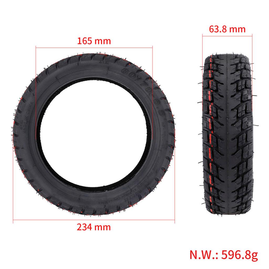 Pneu Tubeless 60 70 6.5 Série Max G30 Pneu Vide Tout Terrain Pneu Électrique Épaissi Anti-Explosion avec Valve