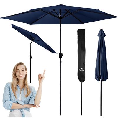 Folding Garden Umbrella, 6 Sections, 300 Cm, with Cover, Plonos PL-884