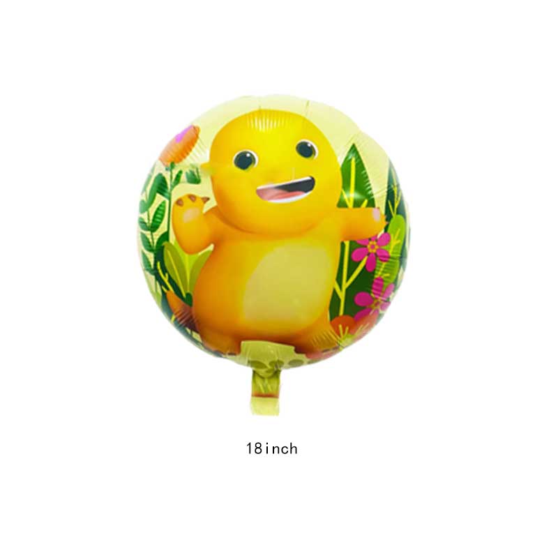 duangduang Cute Yellow dinosaur Balloon Girl Birthday Party supplies Arch Room Home Decoration Boy Gift baby Shower