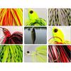 Bass Fishing Spinner Bait Kits Bass Lures Hard Metal Spinnerbait Jigs Multicolor Buzzbait Swimbaits Silicon Skirt Swim Jigs for Bass Trout Pike