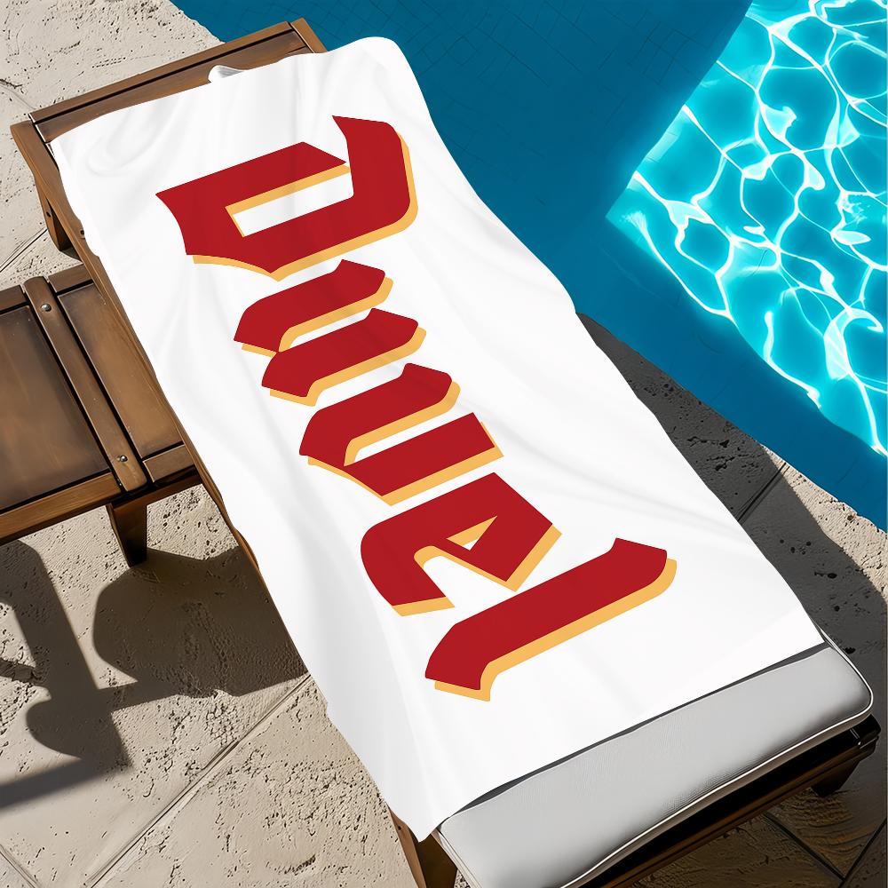 Coole Kunst Bier Mode D-Duvels Handtuch weich Strandtücher Reise schwimmen Pool Badehandtuch Fitnessstudio Spa Heimdekor Geschenk Urlaub