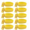 10Pcs Automatic Waterers Yellow Drinking Cups Bowl for Quail Chicken Birds Large SizeLeft