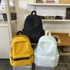 School Bag Female College Student Fashion Simple and Versatile High School Student Backpack Light Computer Bag Short Travel Backpack Trend