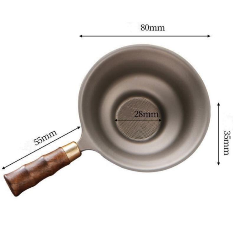 Portable Pure Titanium Tea Infusor Traditional Strainer Dispenser Household Tea Brewing Filter Teaware Gift