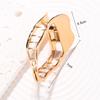 Vintage Hollow Geometric Hair Clips Metal Hair Claw Barrettes Hairpin Ponytail Claw Clip Women Hair Accessories Gifts