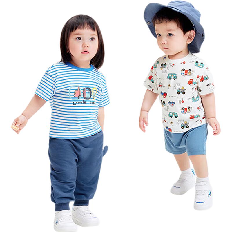 Balabala Kids Short-Sleeve Cotton T-Shirt 73