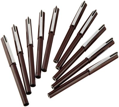 Pentel Sign Pen Plaman JM20-AD Sada 10 kusů černé