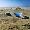 1PC Crystal Sphere Photography Props Clear Reflective Glass Ball Decor Crystal Ball