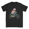Albert Einstein Atomic Ride Phsyics Chemistry Bicycle T-Shirt  Fashion T Shirts Tops Summer Cotton O Neck Oversized Top Tees