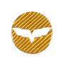 Interior Car Accessories For Chevrolet Corvette C6 2005-2013 Soft Carbon Fiber Car Steering Wheel Center  Covers Trim