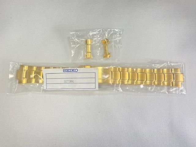 3273BG SEIKO 5 Sports 20mm Stainless Steel Bracelet Gold Via (for SNZB26JC/ SNZB28J1/ 7S36-00Y0) (Ships Nekoposu)