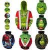 Men New The Hoodies 3d Printed Pullover Sweatshirt Christmas Cosplay Coat