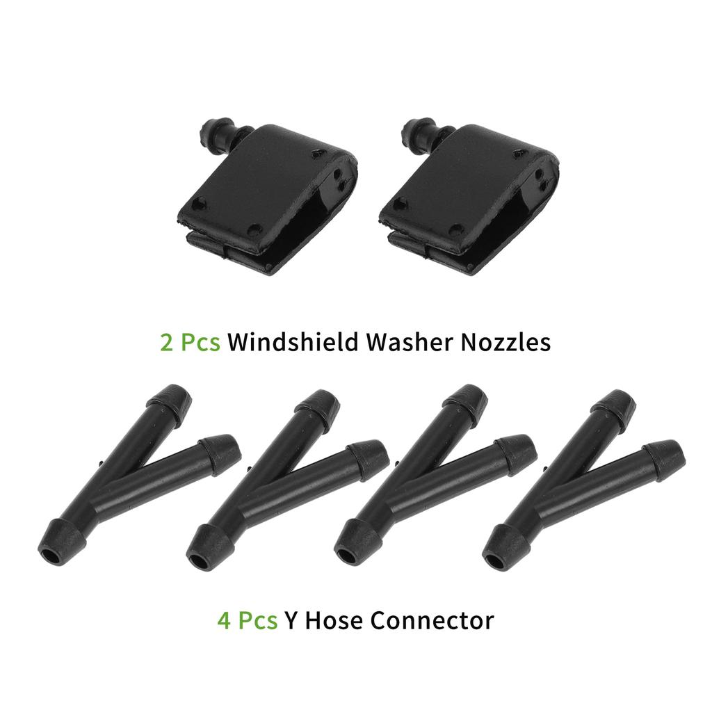Fits HOPESPANNER Mercedes Benz Front Window Nozzle Washer Nozzle Black Window Nozzle