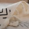Cotton Linen Bohemian Style Table Cloth No-wash Waterproof Oil-proof Rectangular Tassel Designed Simple Cozy All-Purpose Durable