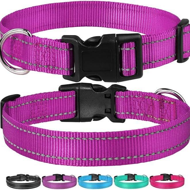 Reflective Anti-Strangulation Adjustable Pet Collar for Dogs & Cats