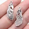 Feathers Leaf Nature Charm Antique Bronze Zinc Alloy Jewelry Making Supplies Bracelet Making Style Pendants