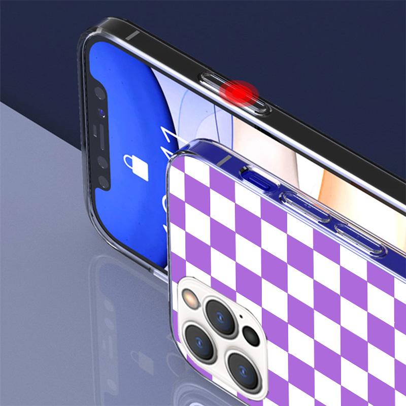 Retro Classic Chess Board Grid Phone Case For iPhone 17 Air 11 13 Mini 14 15 Plus 16 12 Pro Max 16E SE 7 8 Pattern Soft TPU Back