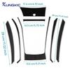 Real Soft Carbon Fiber For Vauxhall Opel Astra H MK5 2004 2005 2006 2007 2008 2009 2010 Center Console Gear Shift Panel Sticker