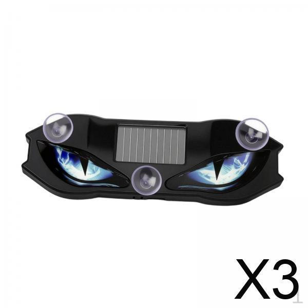 2 Solar Powered Lights with LED Suction Cups for Driver And Rear Window.
