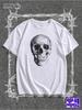 Y2K Summer Skull Print T-shirt