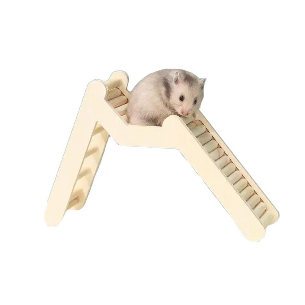 Escalera Decorativa de Madera para Hámster Juguete de Madera para Hámster Escalera Escalera para Trepar para Hámster para Jugar