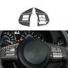 For Subaru Legacy 2010-2014 Real Carbon Fiber Car  Button Switch Panel Cover Trim Sticker Car Interior Accessories
