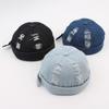 Denim Melon Docker Cap Dome Bucket Cap Simple Brimless Hat Hip Hop