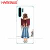 silicon phone cover case for huawei P30 PRO LITE P SMART 2019 plus p smart Z p20 lite 2019 Beautiful Love Dress Shopping Girl