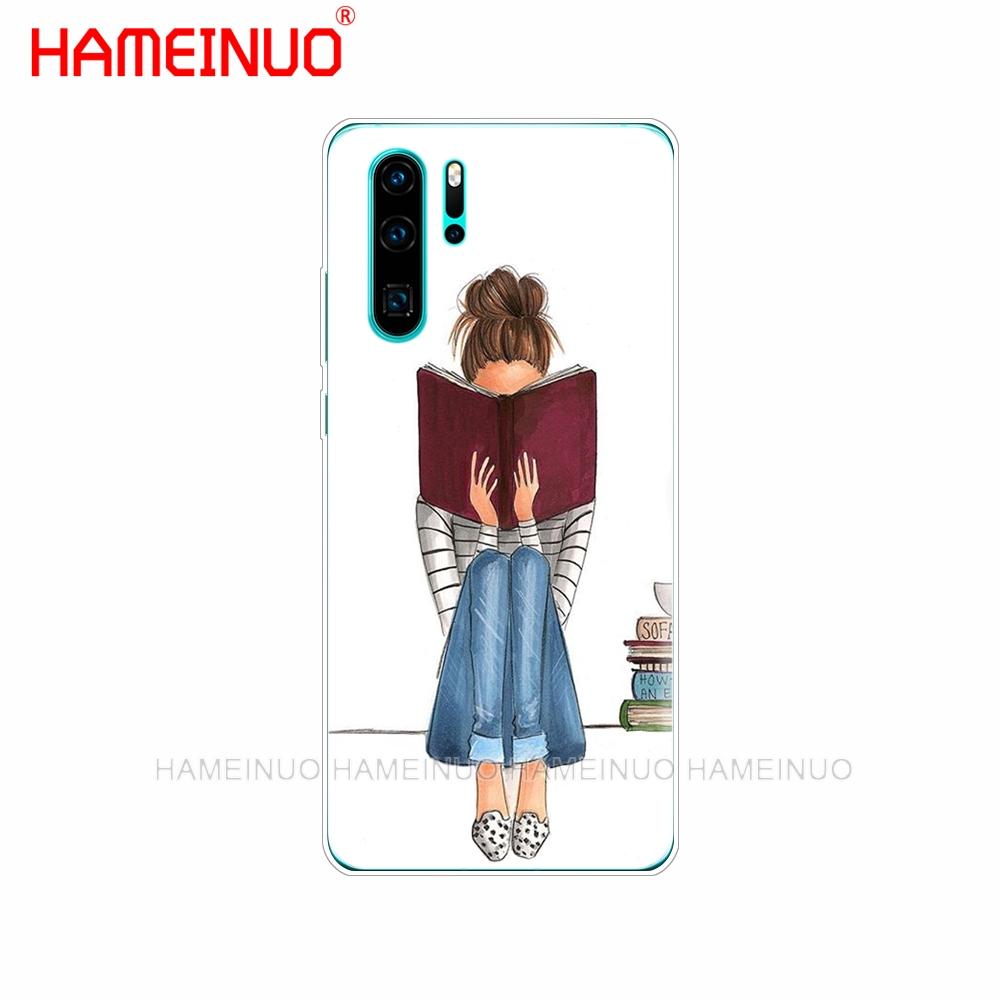 silicon phone cover case for huawei P30 PRO LITE P SMART 2019 plus p smart Z p20 lite 2019 Beautiful Love Dress Shopping Girl