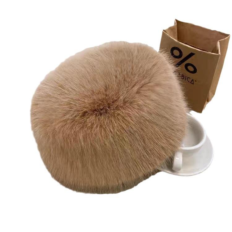 Luxury Faux Fox Fur Fisherman Hat: Thick, Warm Ear Protection, High-End Winter Snow Style