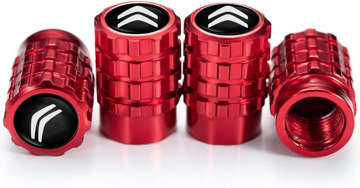 

Колпачок воздушного клапана Citroen Автомобиль Мотоцикл Алюминиевый сплав Легкий Защита от коррозии Колесный Декор Комплект из 4 шт. (Ситроен, Красный) Citroen красный