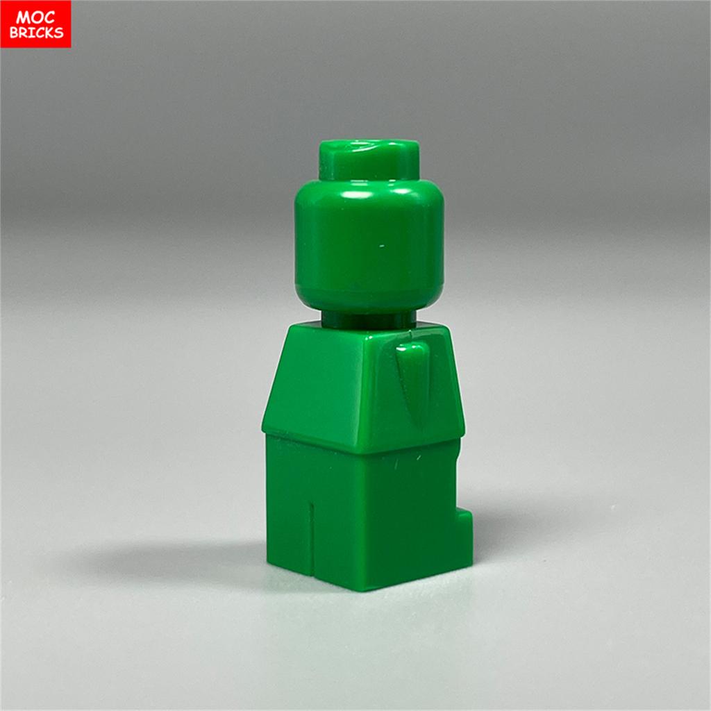 10 peças Blocos MOC Figura Corpo Estátua Micro Peça de Xadrez 85863 16478 90398 Personalizado em Branco Sem Impressão Blocos de Construção Brinquedos para Crianças
