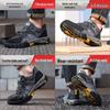 Insulated 10KV Electrician Shoes, Anti-Smash & Anti-Puncture, Fiberglass Toe, Wear-Resistant, Comfortable Protective Safety Shoes for Men.