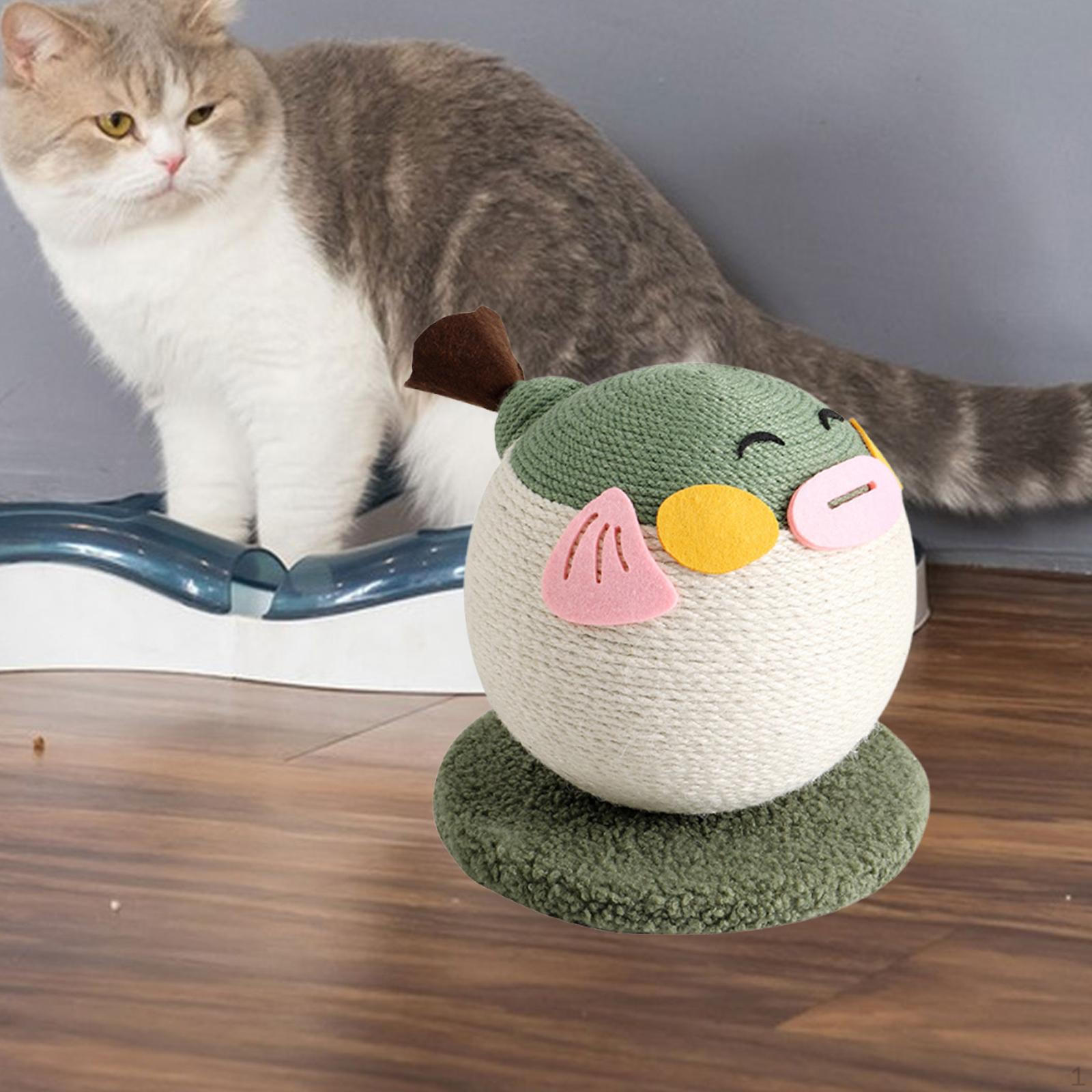 

Мяч для царапания кошек, игра с кошками, упражнения, милый, устойчивый к царапинам котенок, интерактивный, забавный, кошечка зелёный