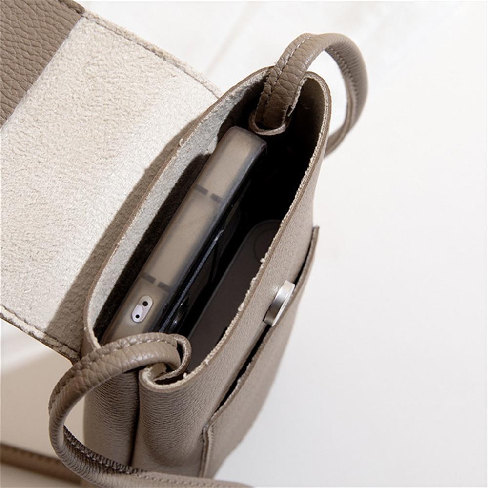 Girl Women Wallet Shoulder Mini Leather Bags Straps Mobile Phone Big Card Holders Wallet Handbag Money Pockets Girls