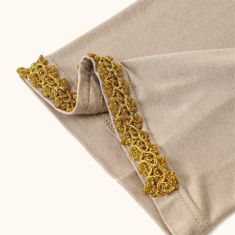 Elegant Lace Trim Hijab Cap Easy To Wear Stretchy Turban Hat For Islamic Women Formal Casual Religious Event Gathering