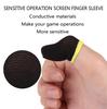 1 Pair  Mobile Game Sweat-Proof Fingers Gloves Touch Screen Thumbs Finger Sleeve